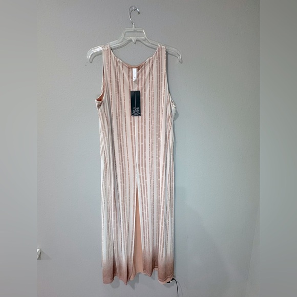 Marla Wynne Layered Maxi Strapless Lightweight Dress Size 2XL - Picture 8 of 8